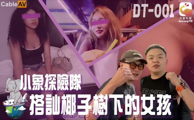 国产AV 大象传媒 DT001 小象探险队 搭讪椰子树下的女孩